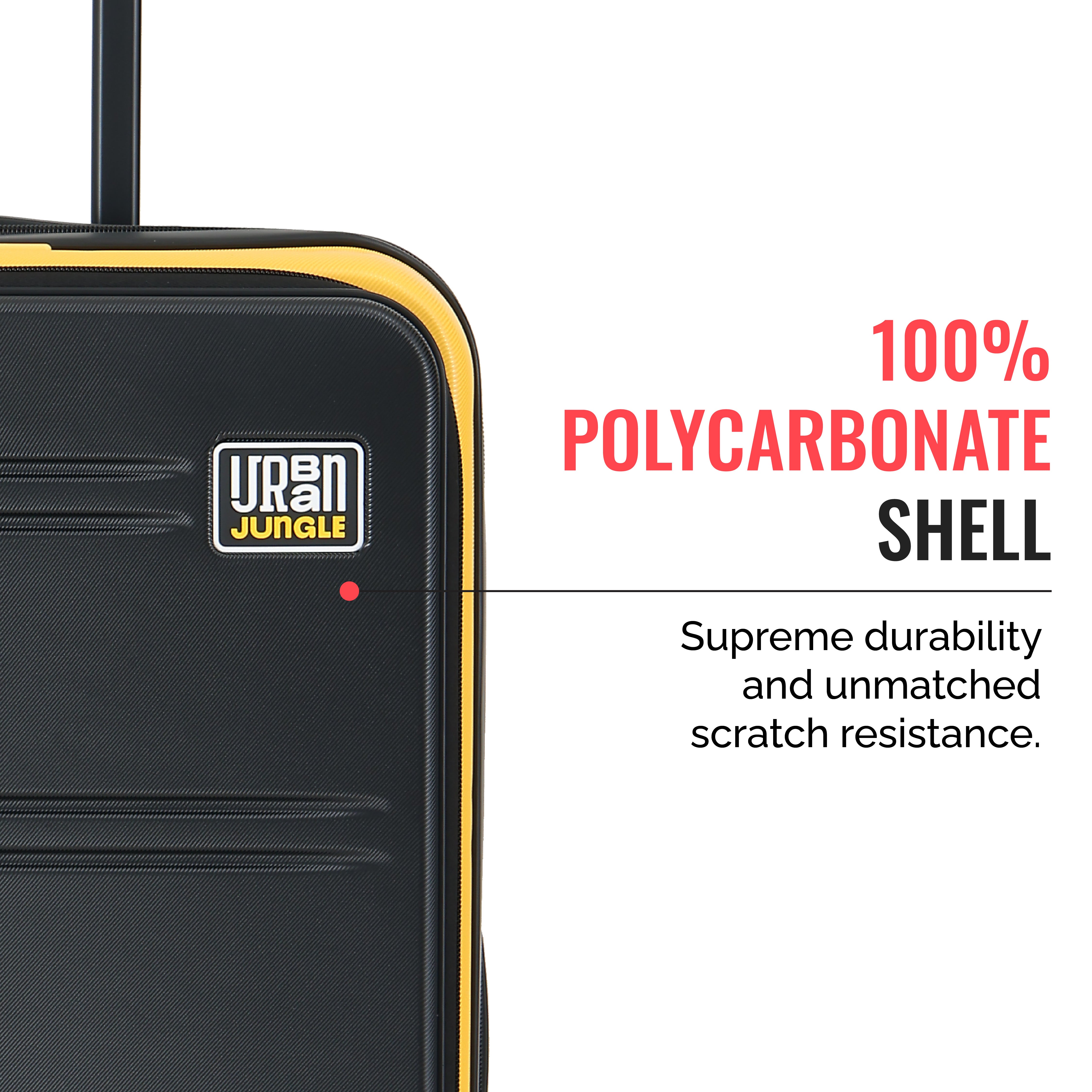 Hold All Hard Luggage - Set of 3 (Cabin, Medium, Large)