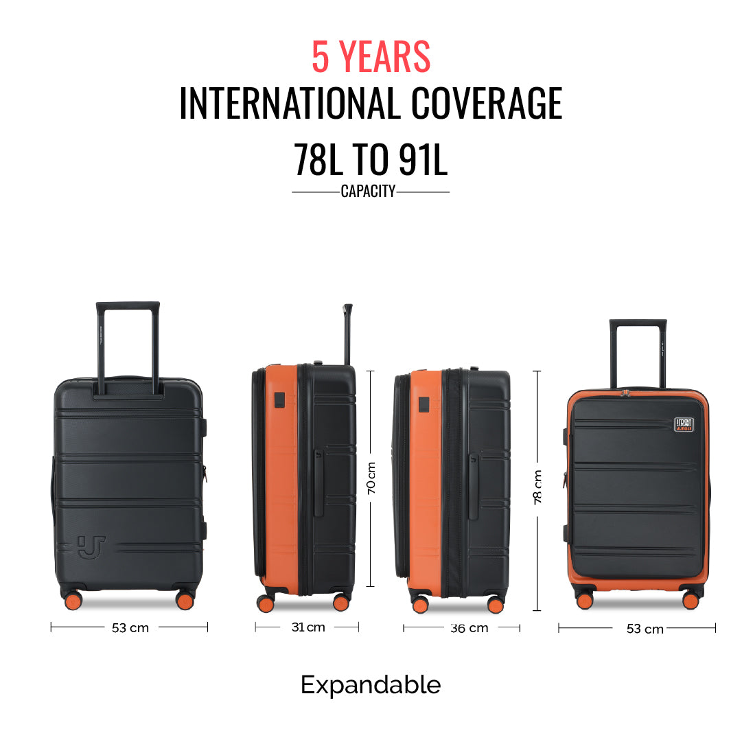 Hold All Hard Luggage - Set of 2 (Cabin, Medium)