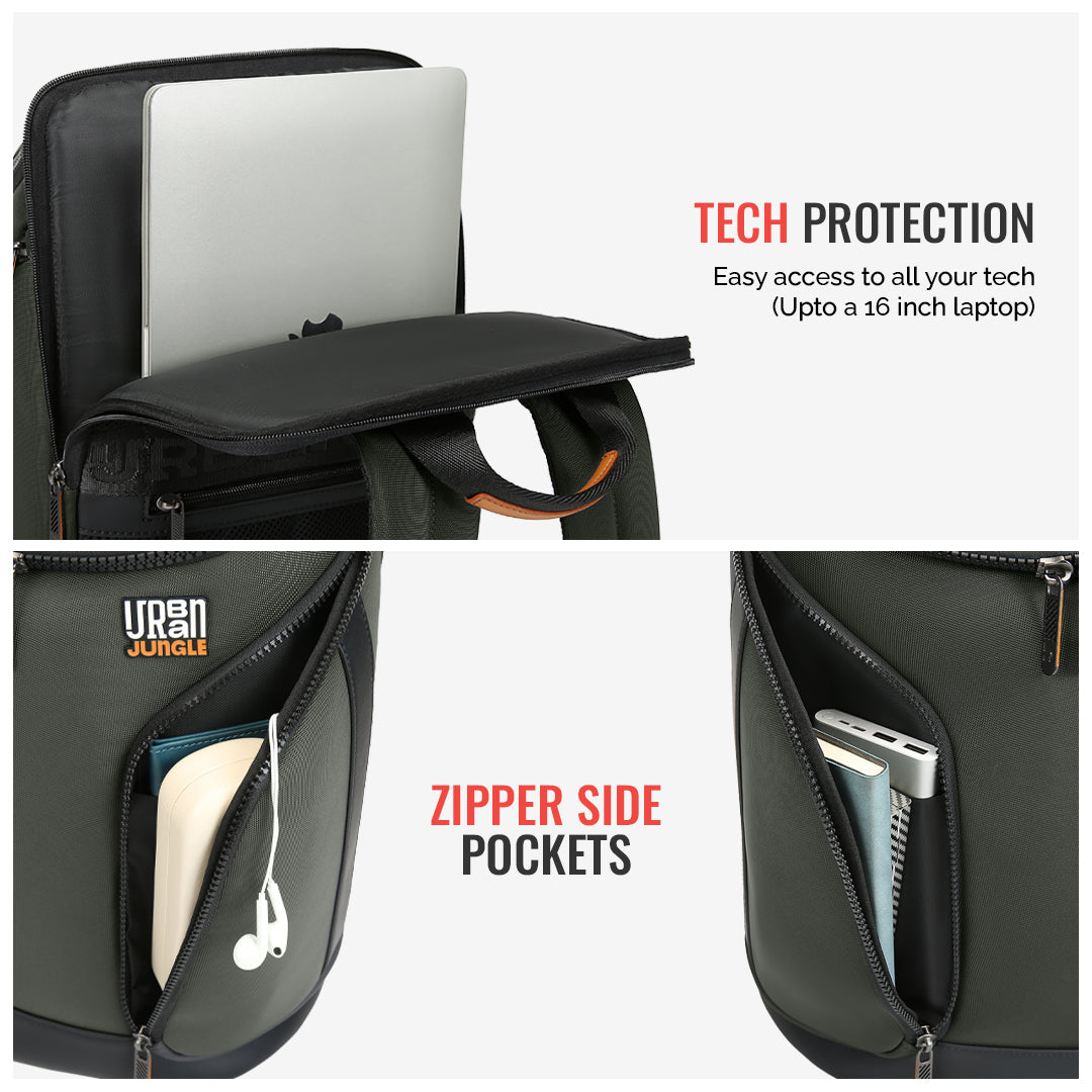 City Run Backpack - Olive