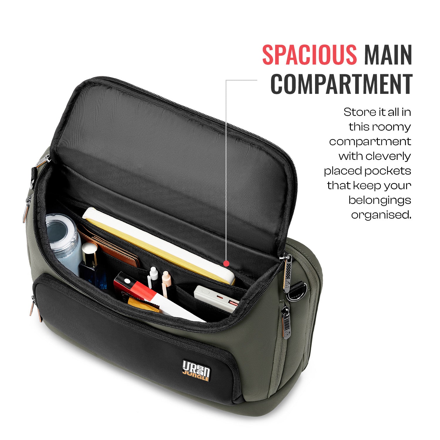 City stride Satchel - Olive
