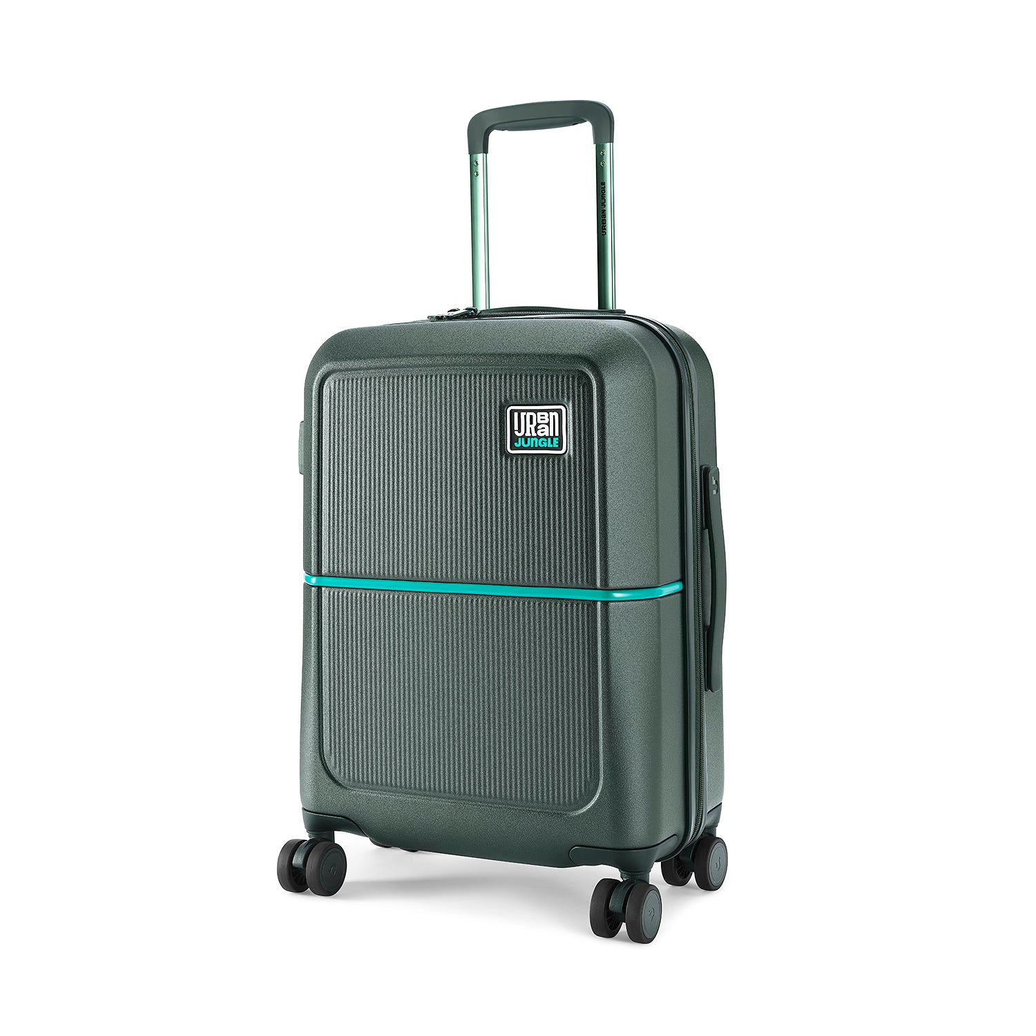 Caliber Hard Luggage Cabin – Forest Green