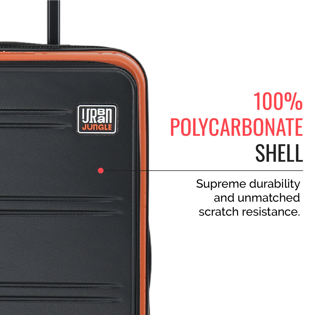 Hold All Hard Luggage - Set of 3 (Cabin, Medium, Large)