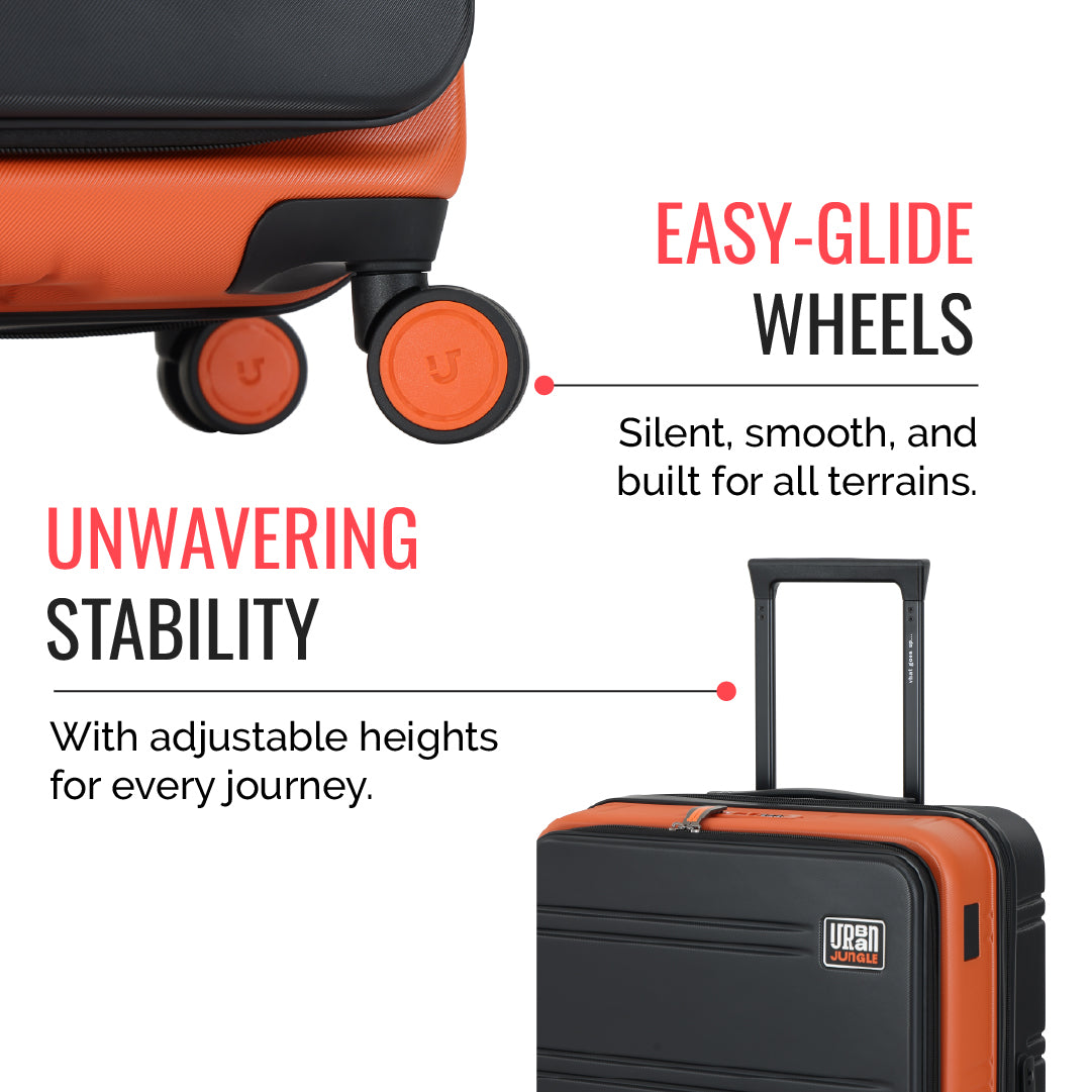 Hold All Hard Luggage - Set of 3 (Cabin, Medium, Large)