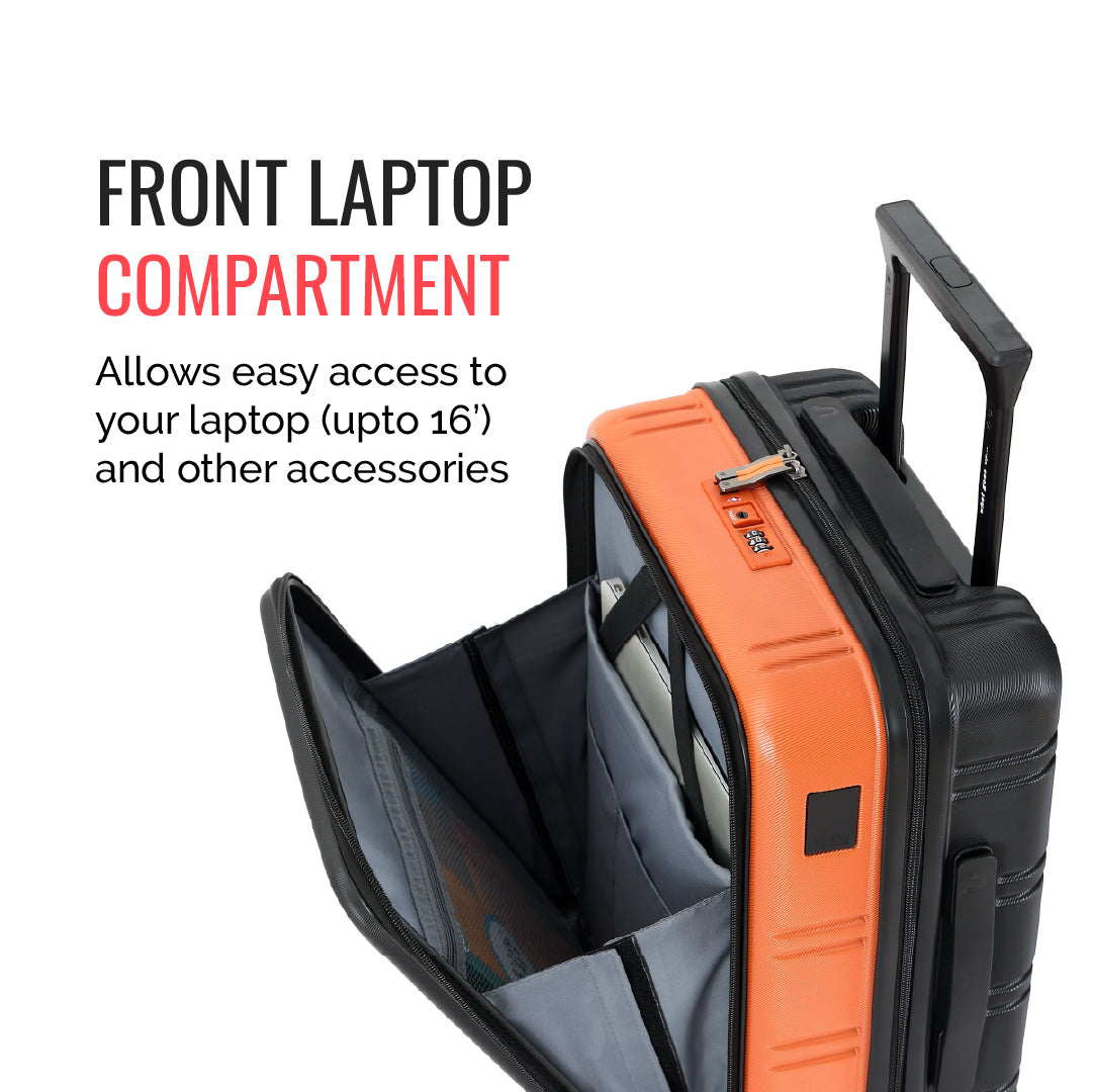 Hold All Hard Luggage - Set of 2 (Cabin, Medium)
