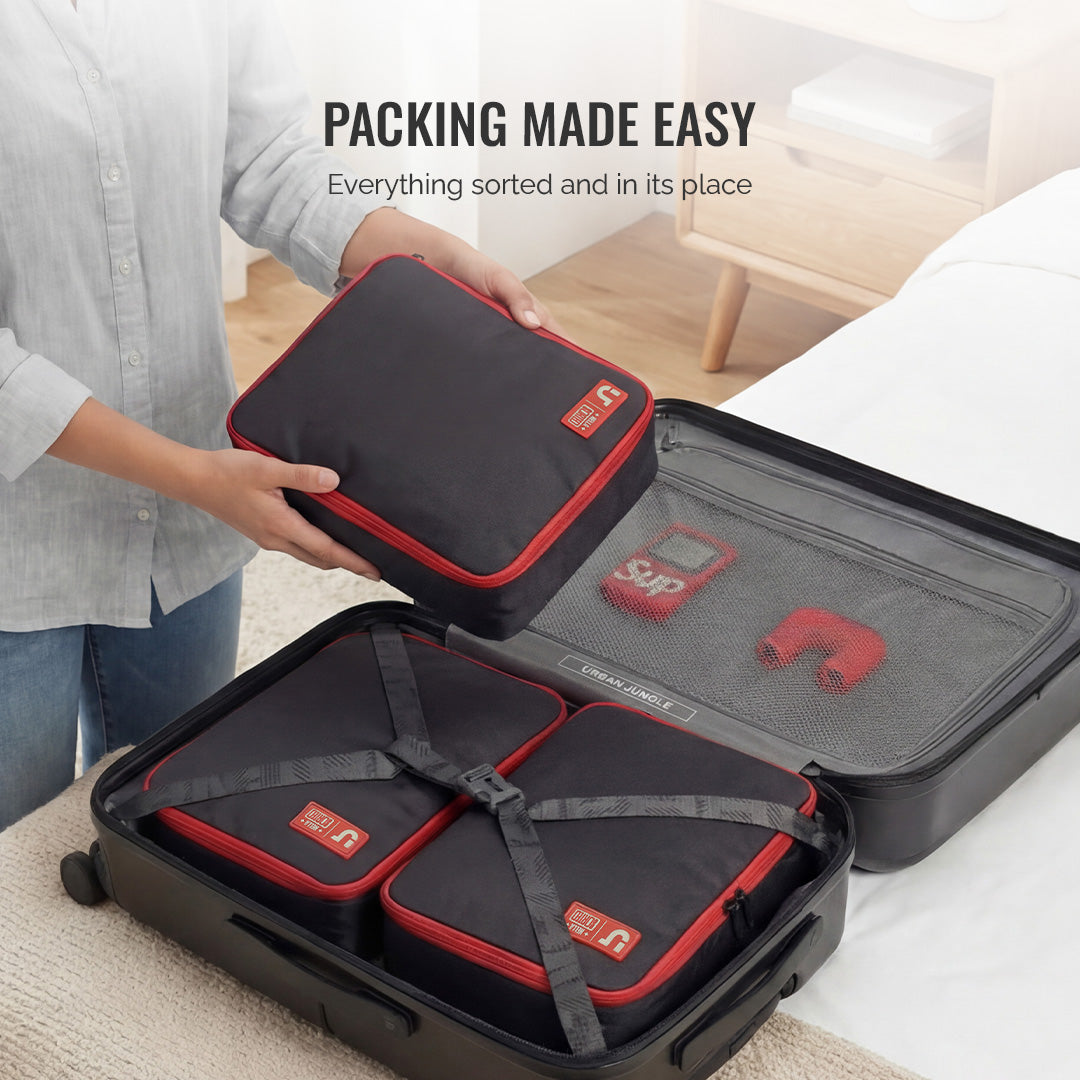 Packing Cube Set Of 4 Black