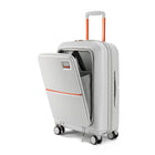 Front Open Cabin Hard Luggage – Cloud White