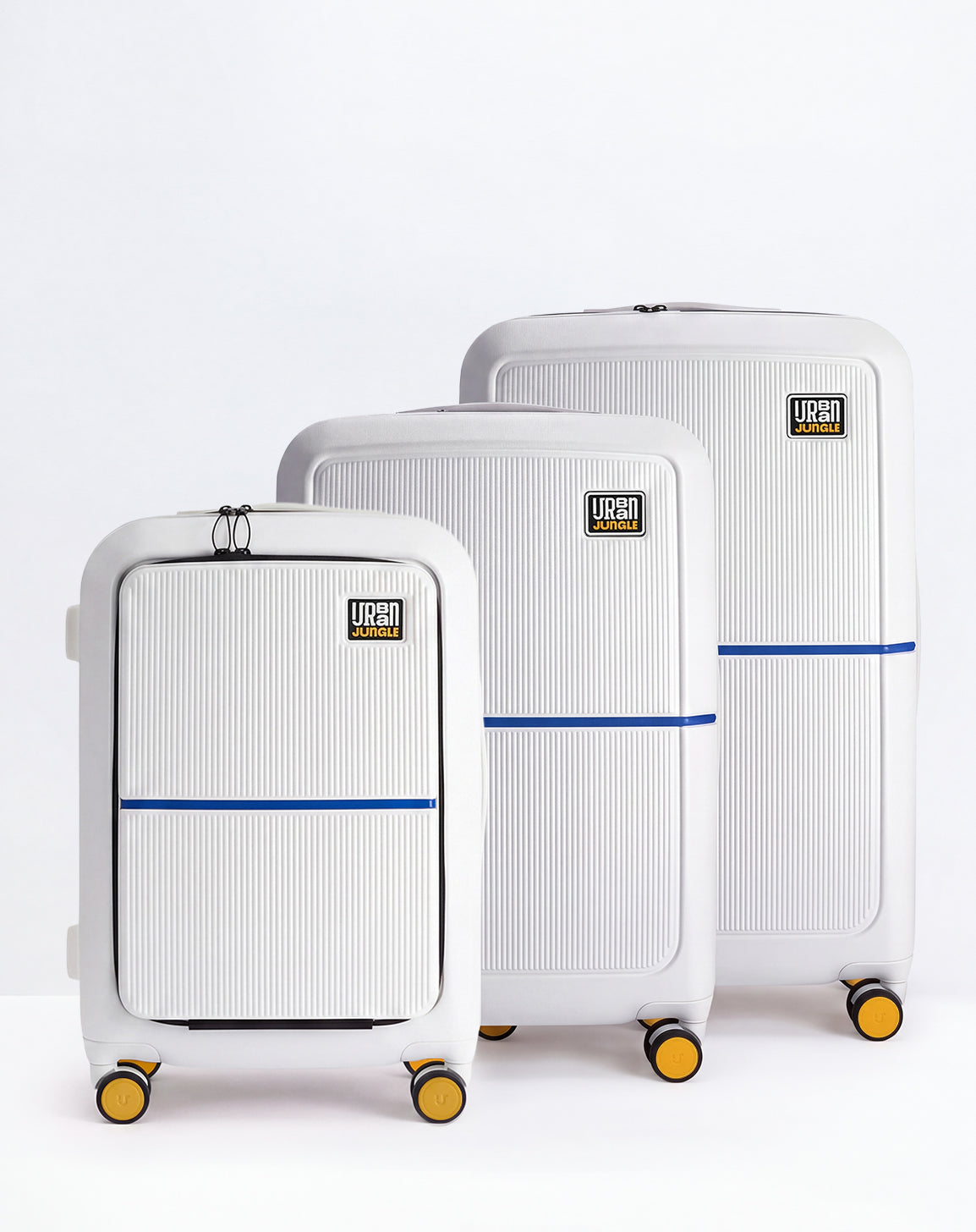 Caliber Set of 3 (Front Open Cabin with Medium & Large) - Ivory White