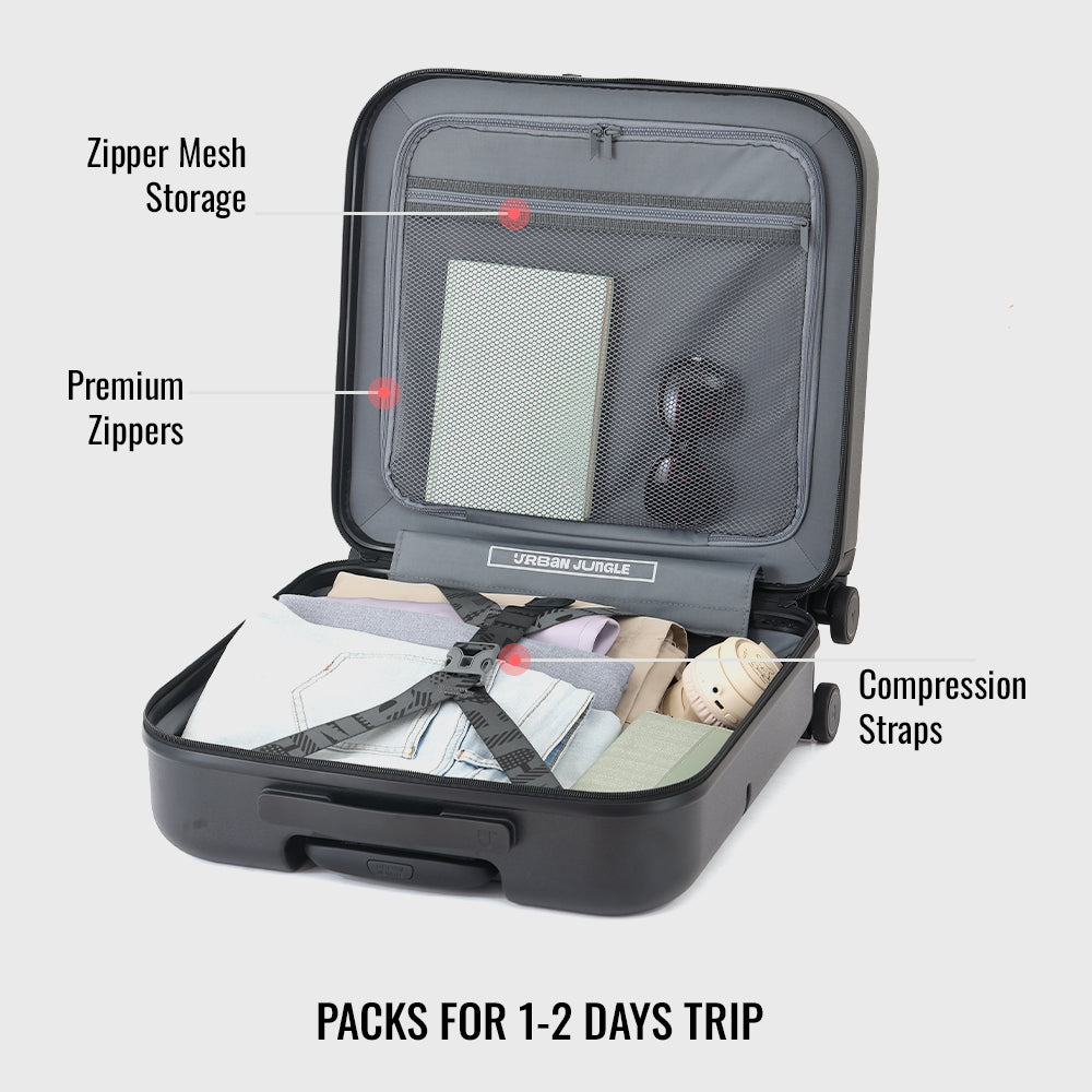 Caliber Overnighter Trolley - Asphalt