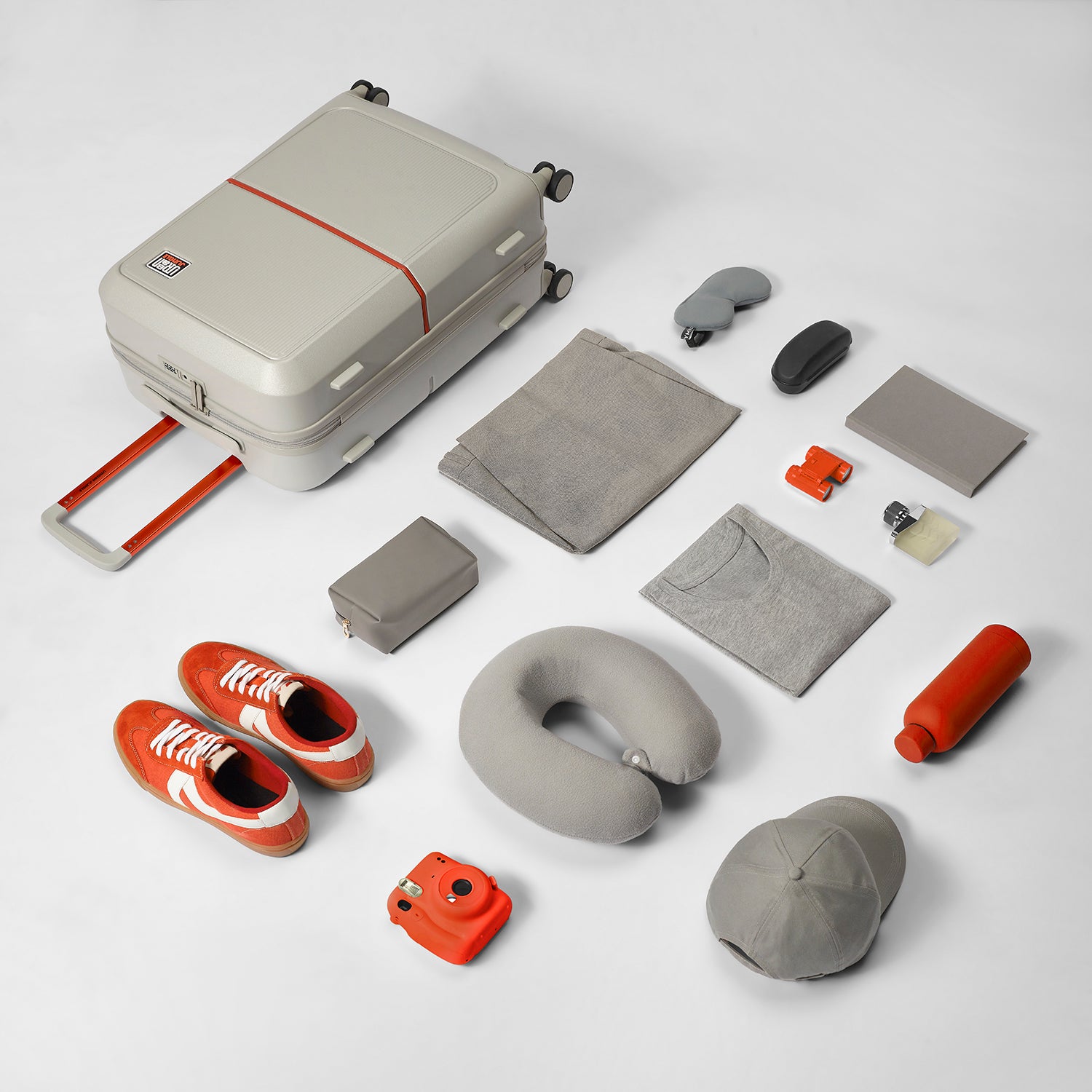 Caliber Hard Luggage - Cabin – Casper Grey