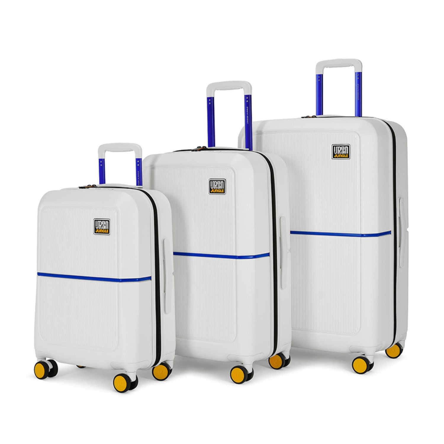 Caliber Hard Luggage Set of (Cabin, Medium Large) – Ivory White