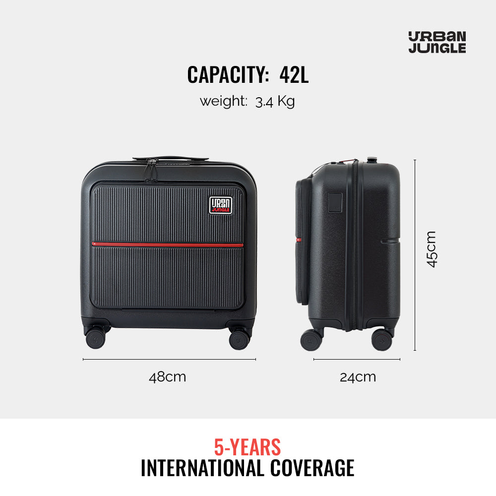 Caliber Overnighter Trolley - Asphalt