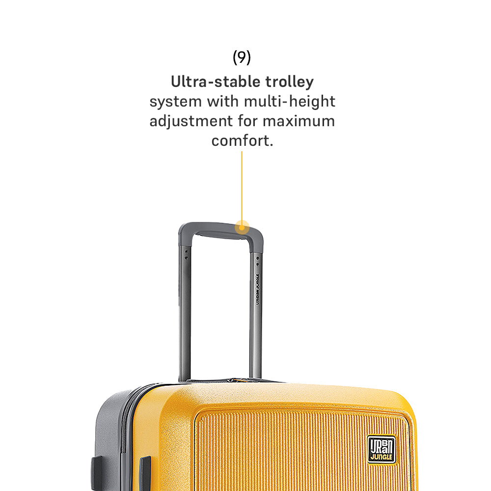 Caliber Hard Luggage - Cabin – Solstice Yellow