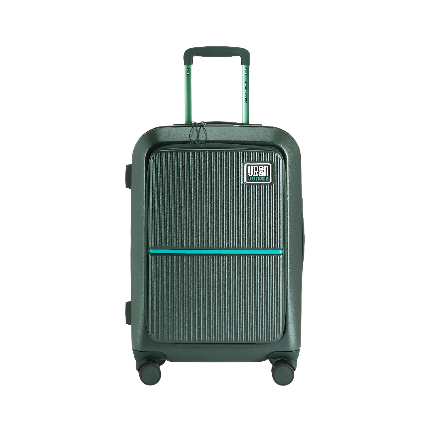 Front Open Cabin Hard Luggage – Spring Dark Green