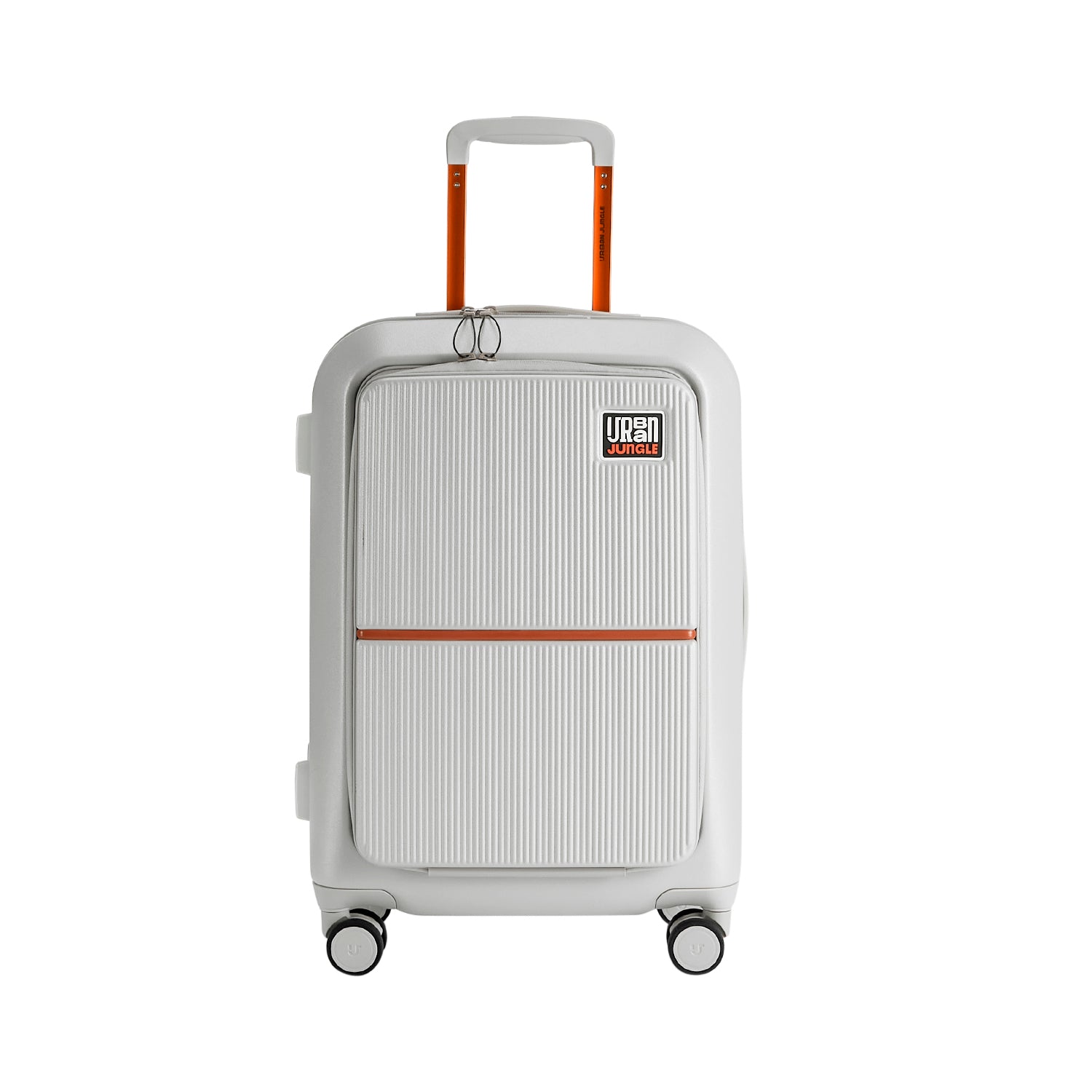 Front Open Cabin Hard Luggage – Cloud White