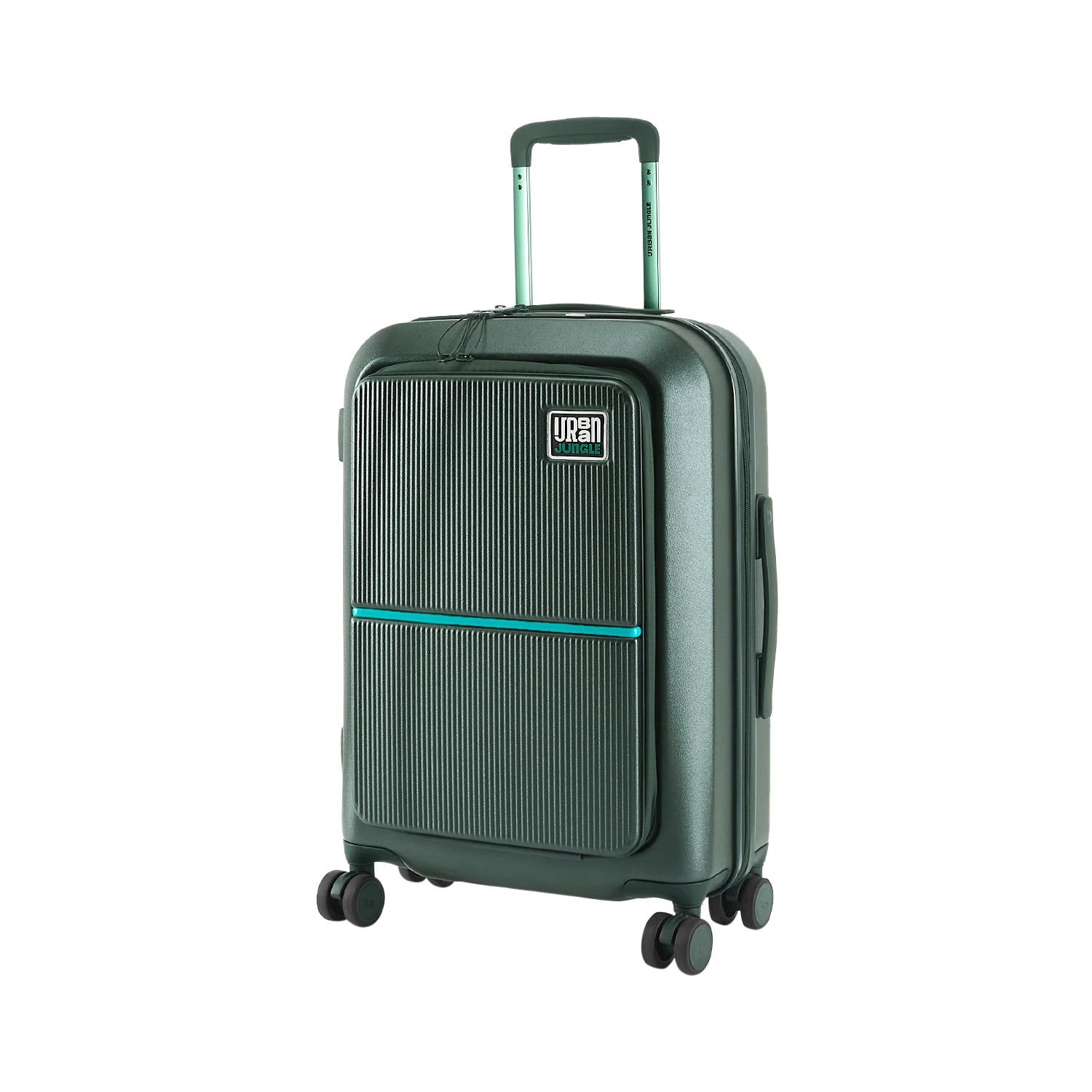 Front Open Cabin Hard Luggage – Spring Dark Green