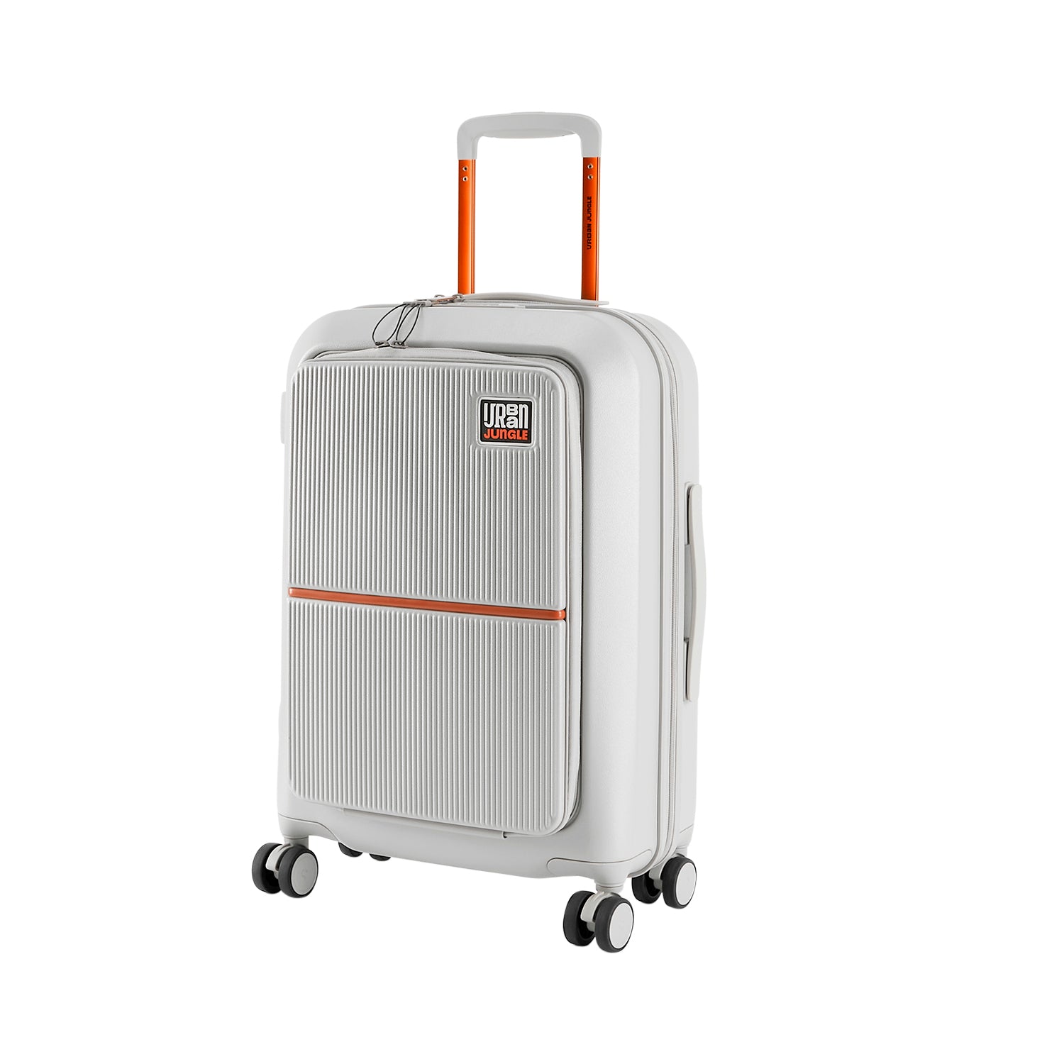 Front Open Cabin Hard Luggage – Cloud White