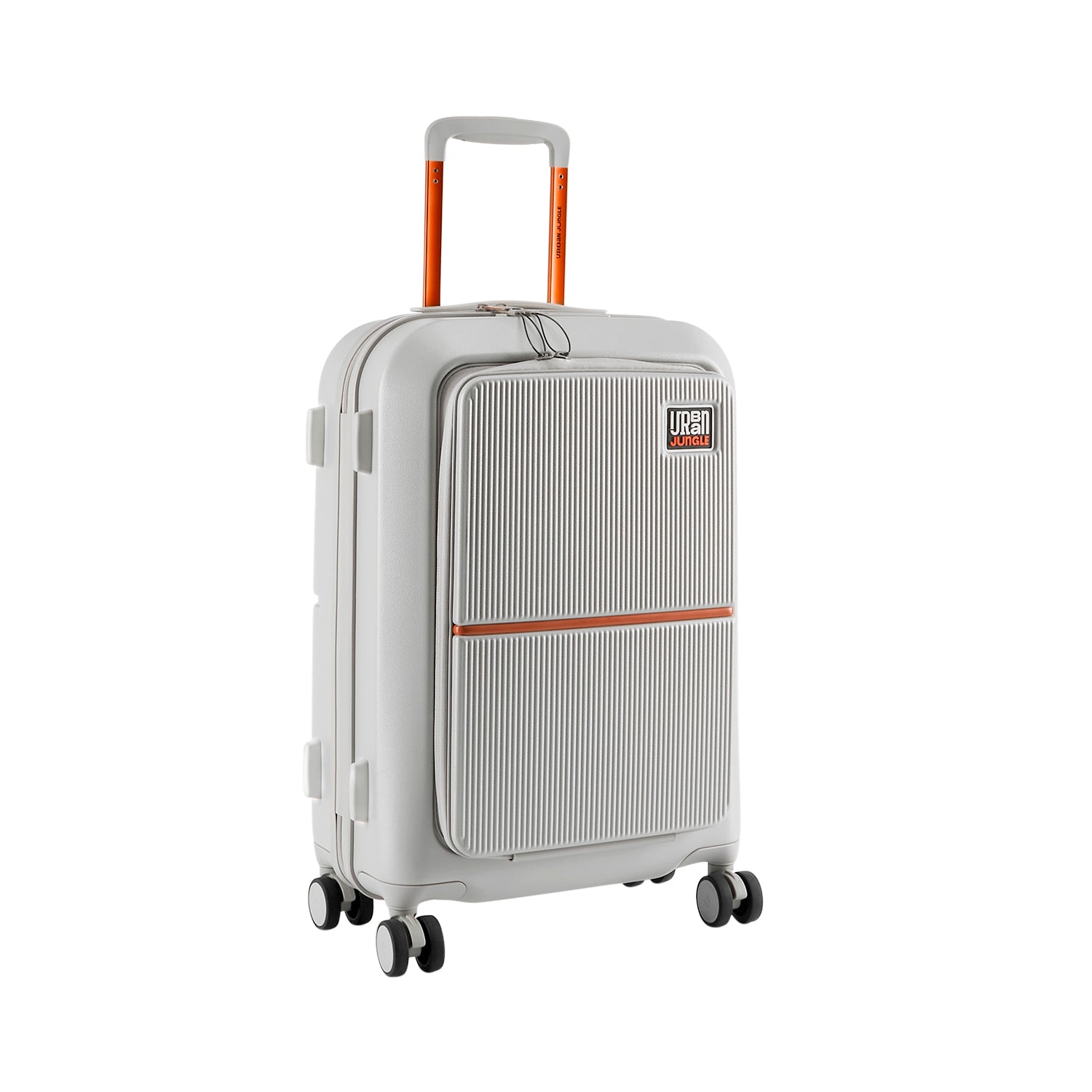 Front Open Cabin Hard Luggage – Cloud White