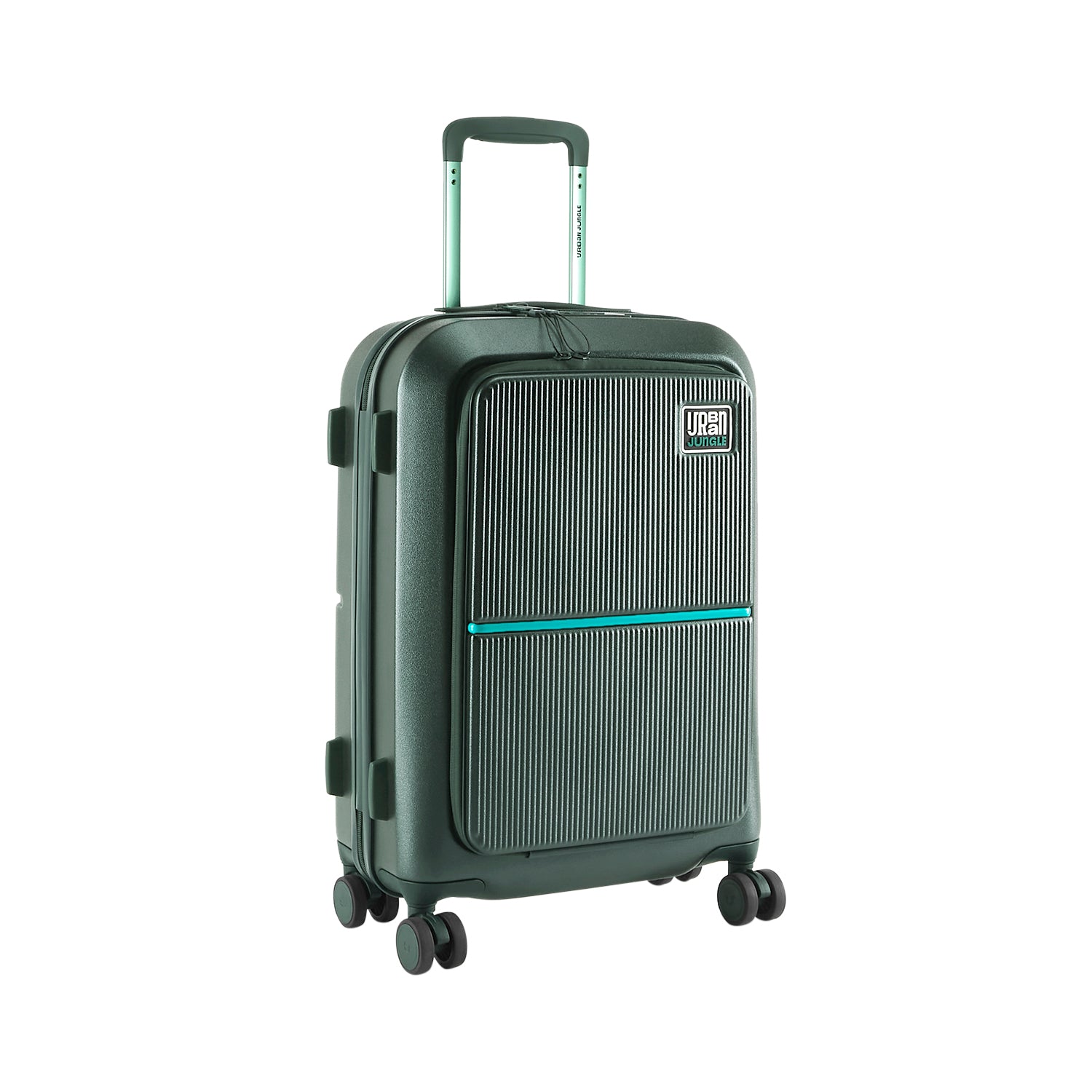 Front Open Cabin Hard Luggage – Spring Dark Green