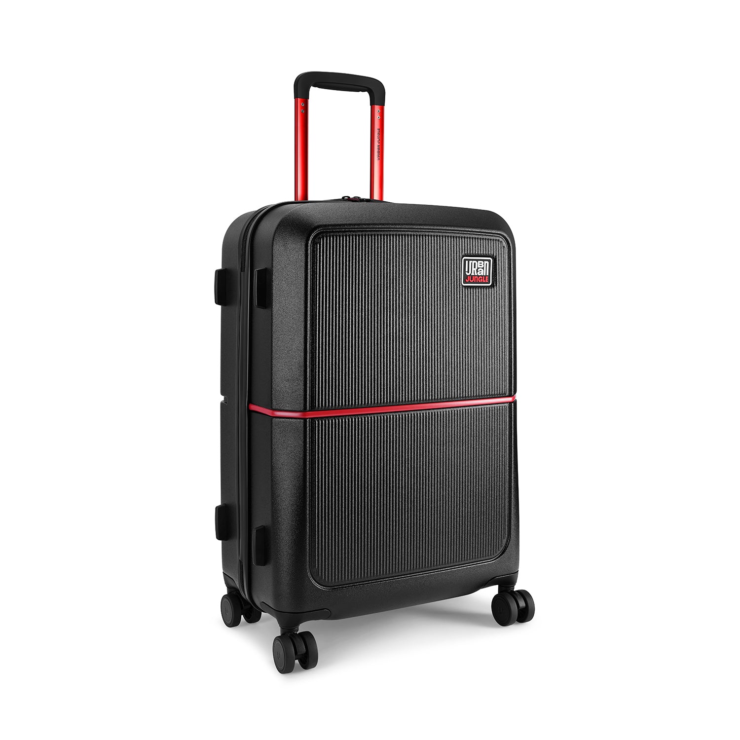 Set of 2 (Cabin & Medium) Hard Luggage – Carbon Black