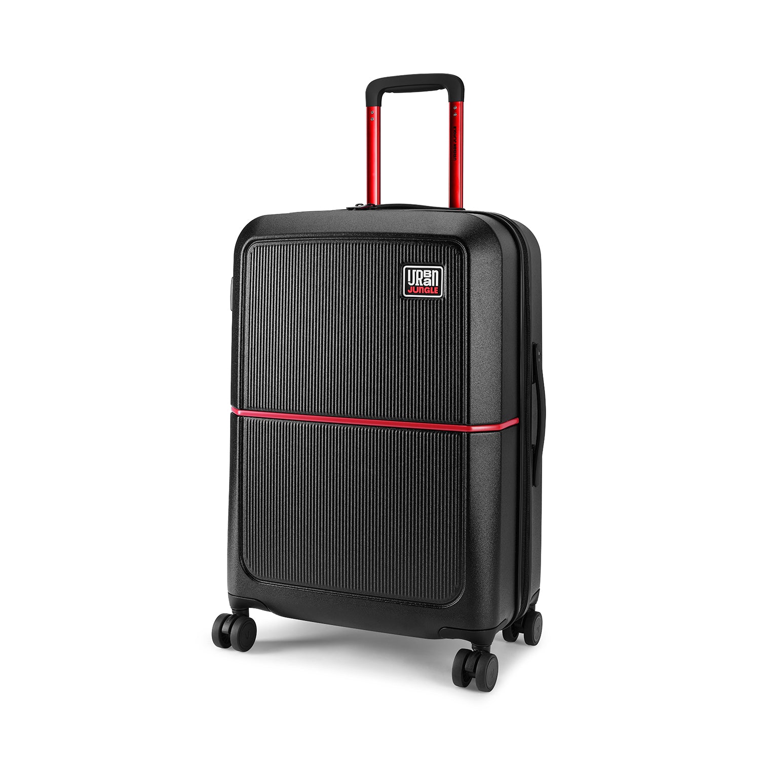 Set of 2 (Cabin & Medium) Hard Luggage – Carbon Black