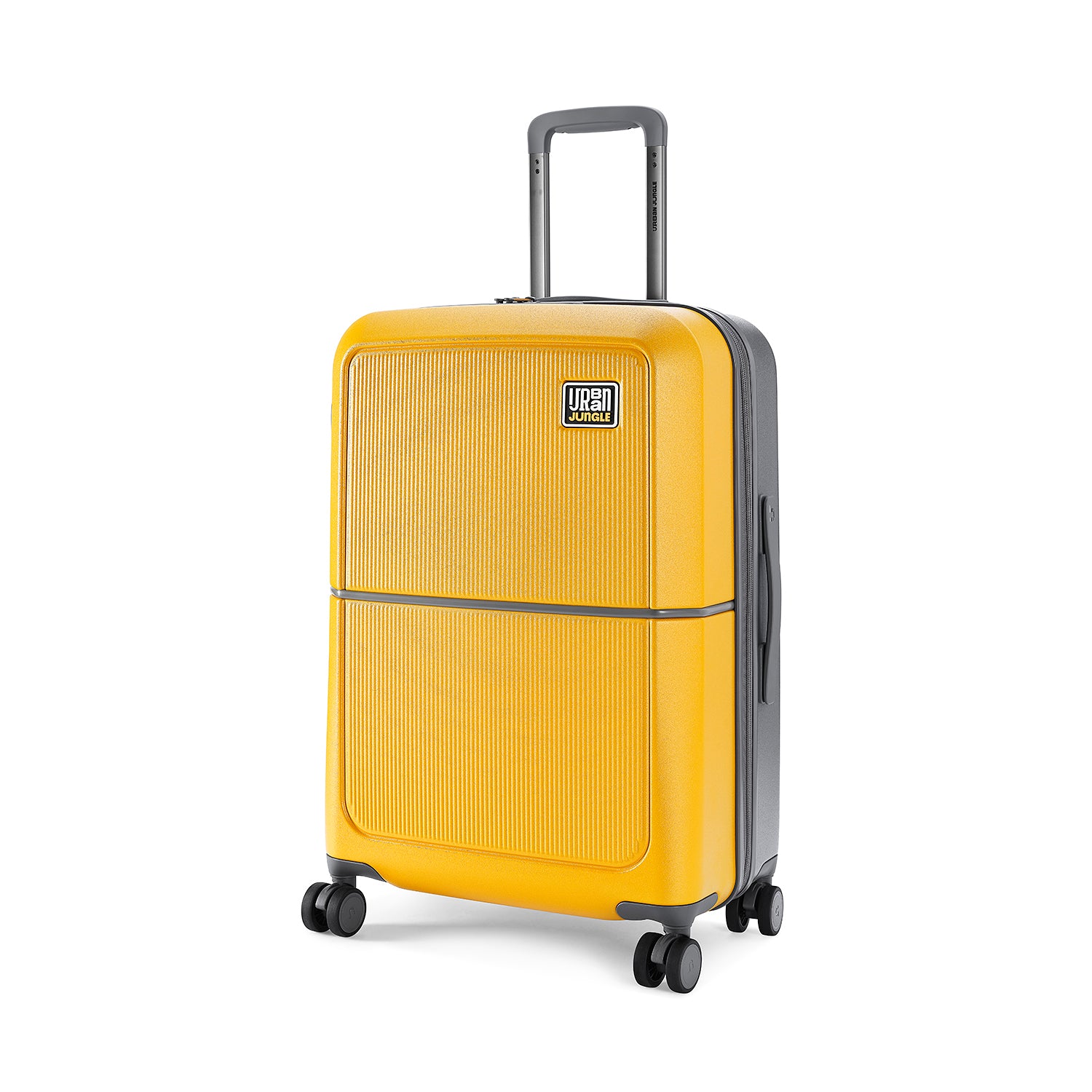 Set of 2 (Cabin & Medium) Hard Luggage – Urban Yellow