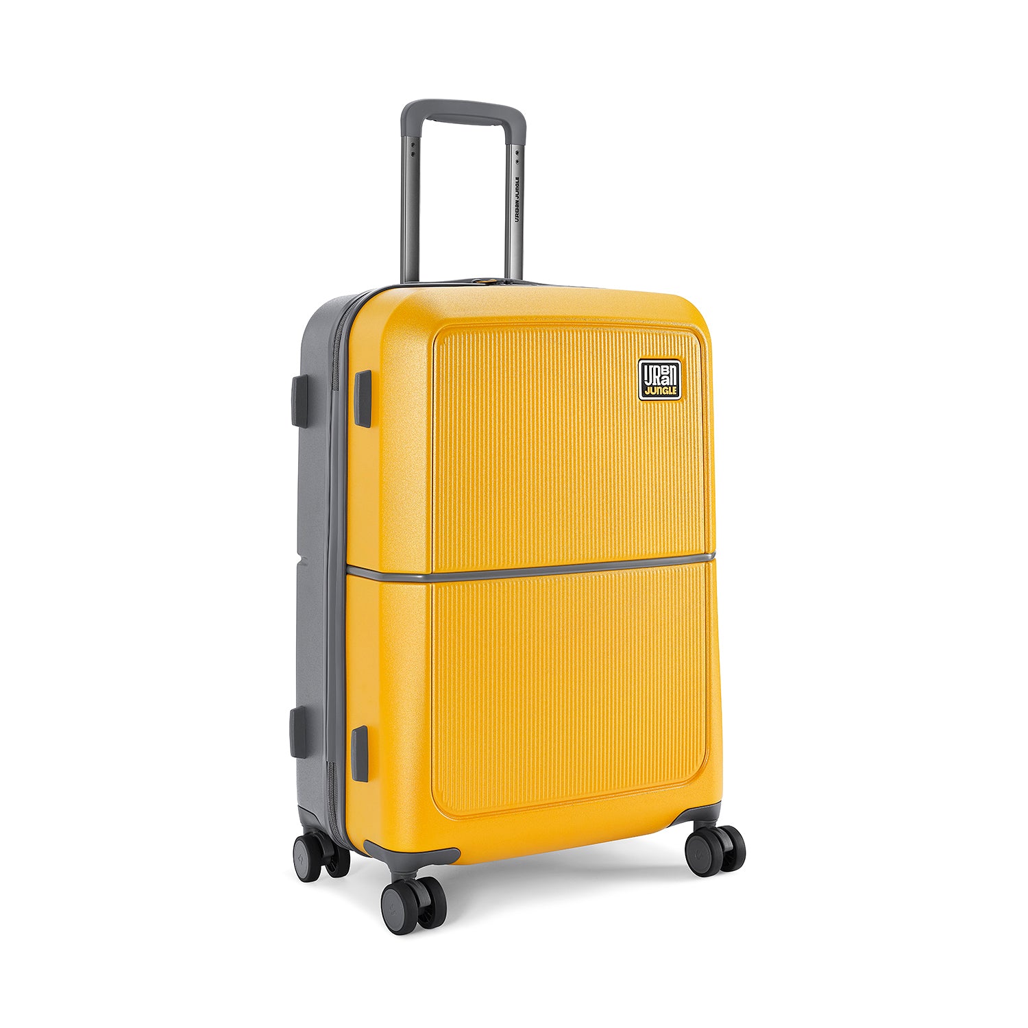 Set of 2 (Cabin & Medium) Hard Luggage – Urban Yellow