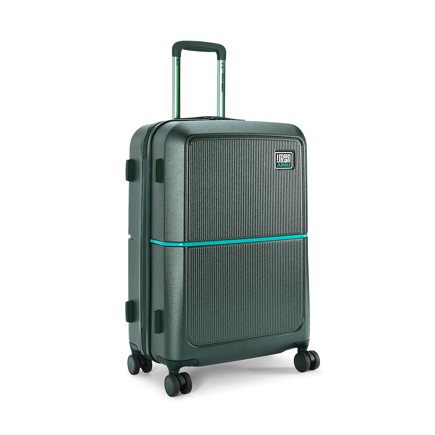 Set of 2 (Cabin & Medium) Hard Luggage – Forest Green