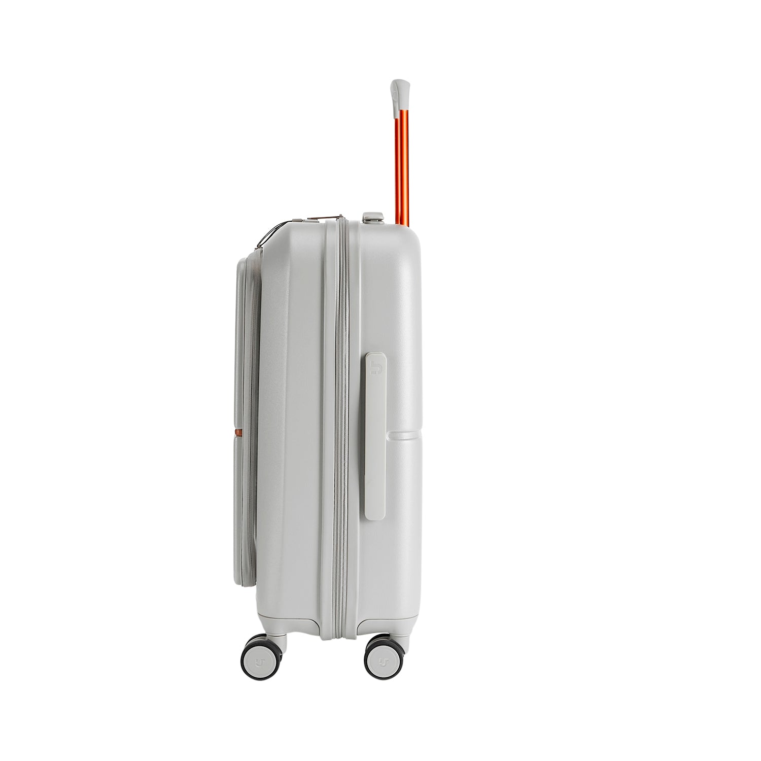 Front Open Cabin Hard Luggage – Cloud White