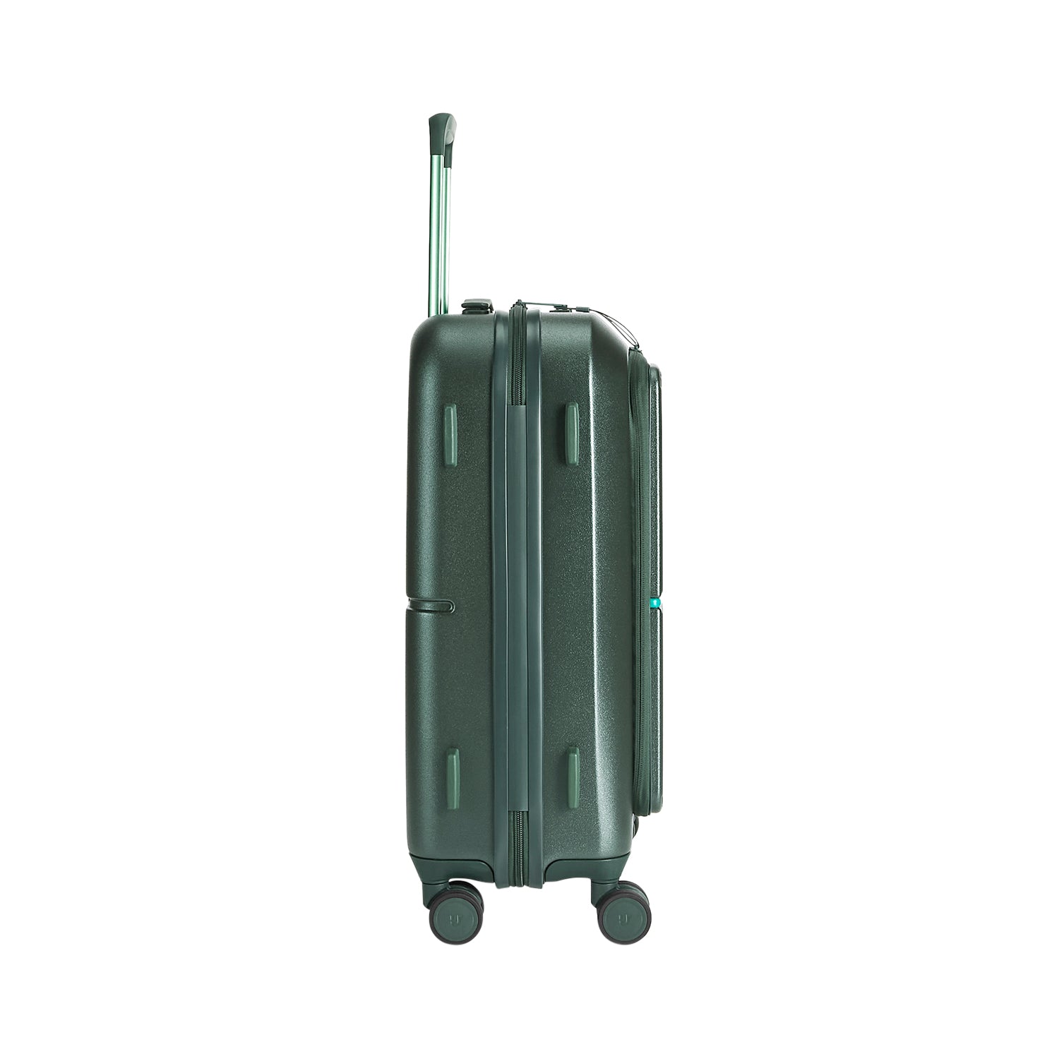 Front Open Cabin Hard Luggage – Spring Dark Green