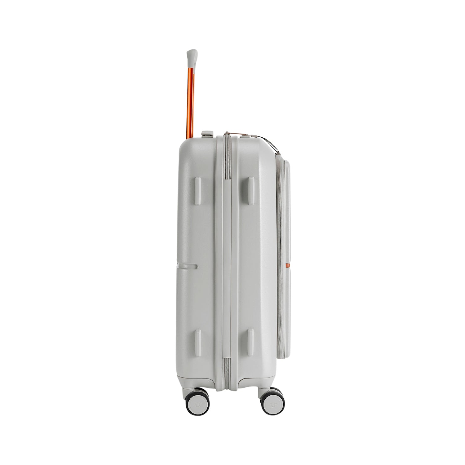 Front Open Cabin Hard Luggage – Cloud White