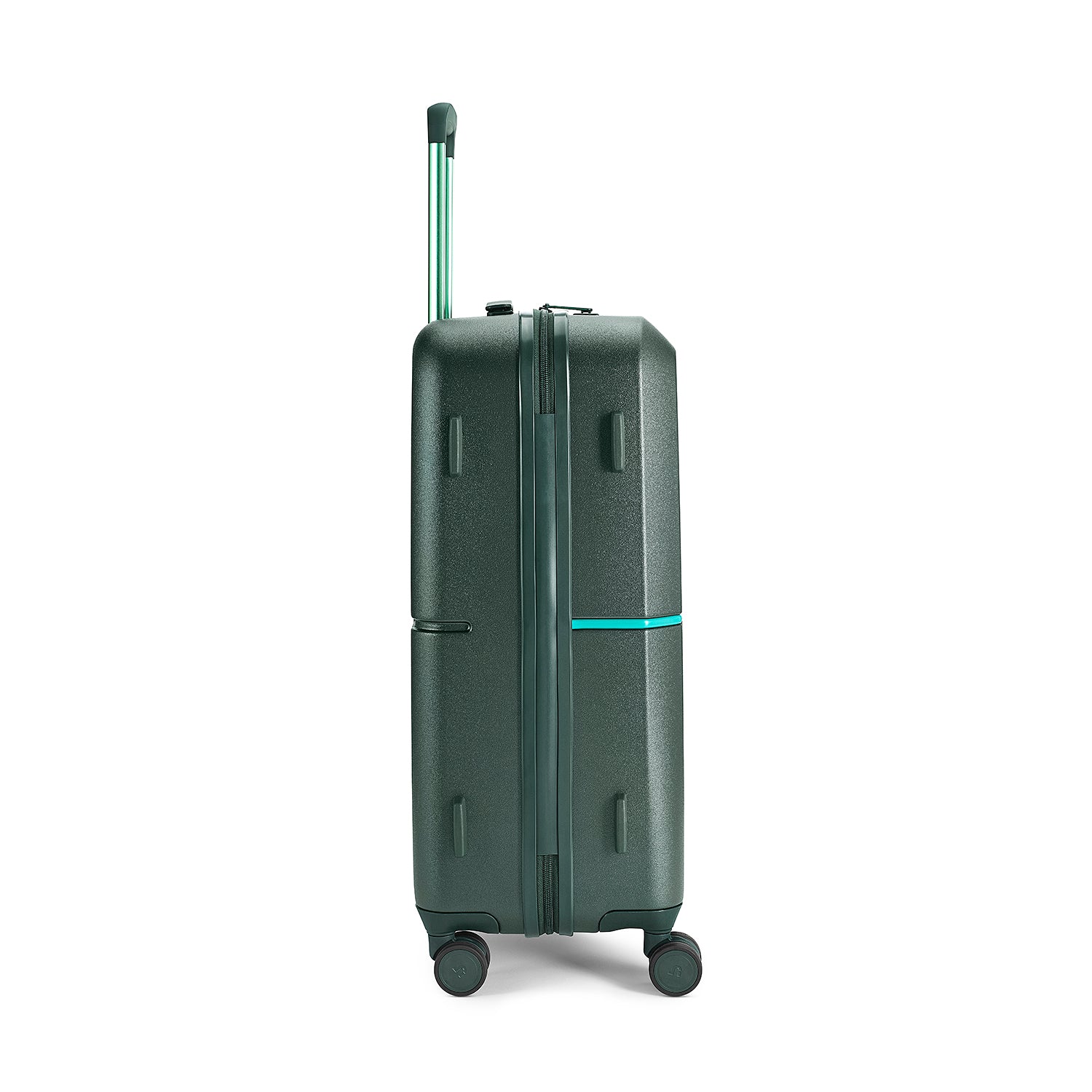 Set of 2 (Cabin & Medium) Hard Luggage – Forest Green