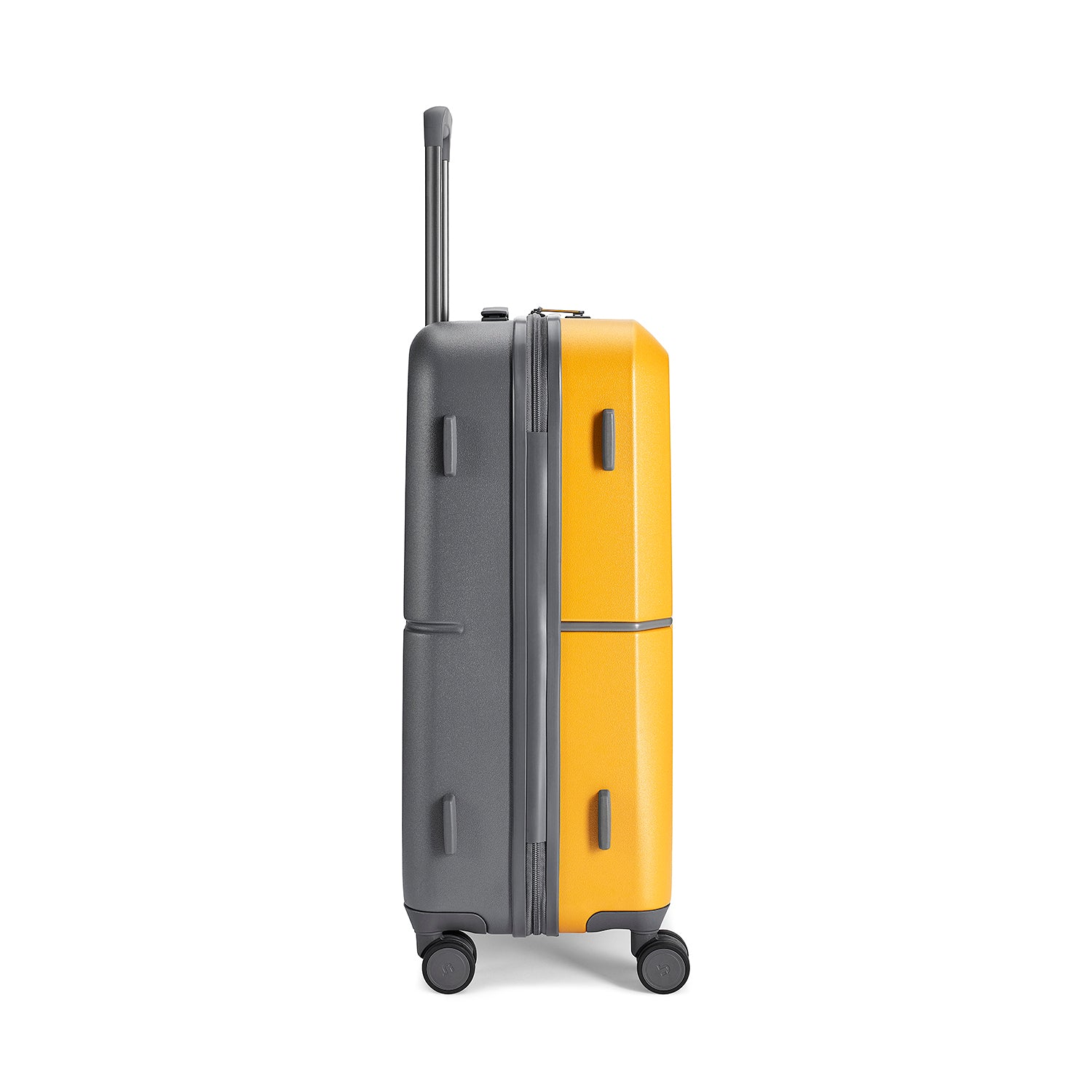 Set of 2 (Cabin & Medium) Hard Luggage – Urban Yellow