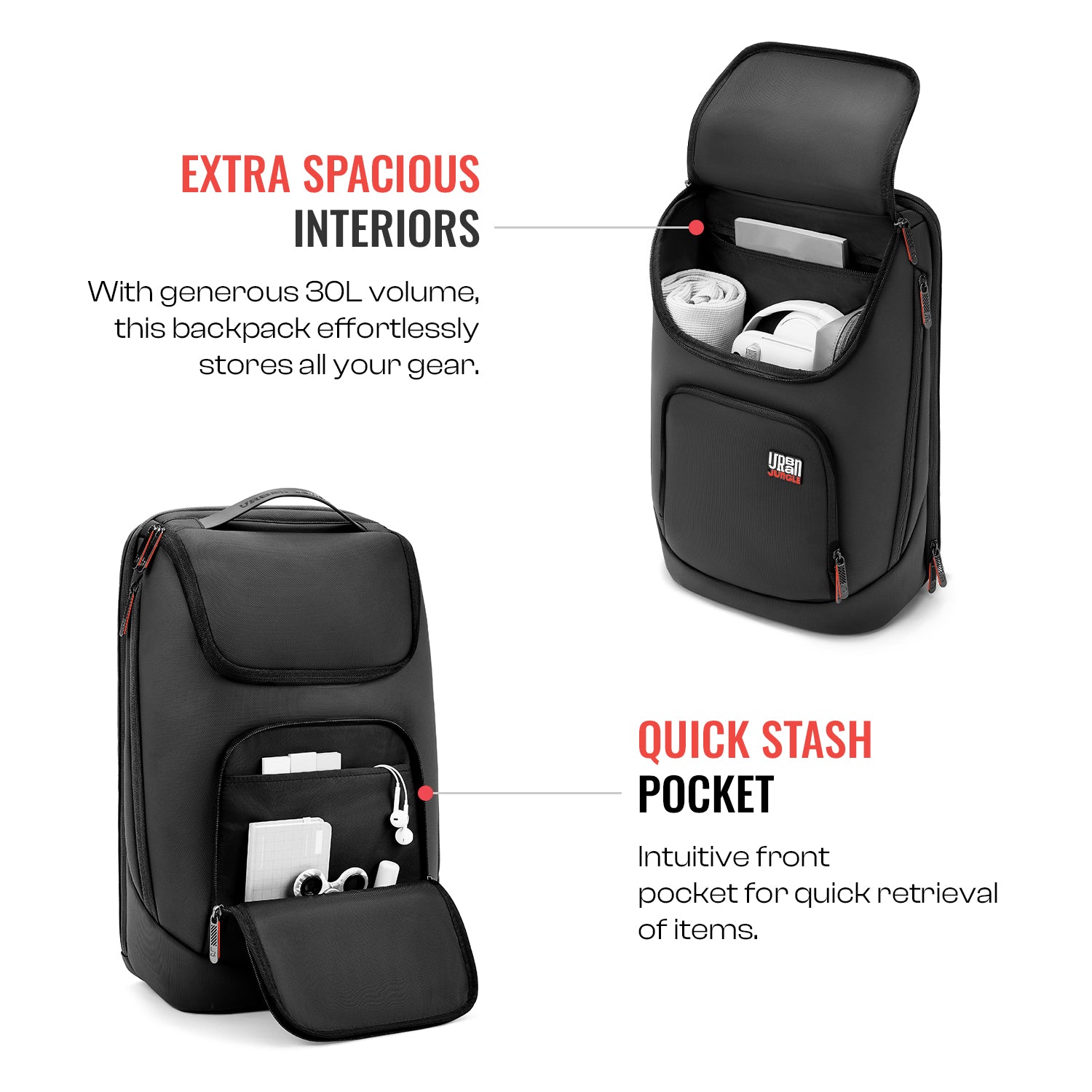 Hive Plus Backpack - Black