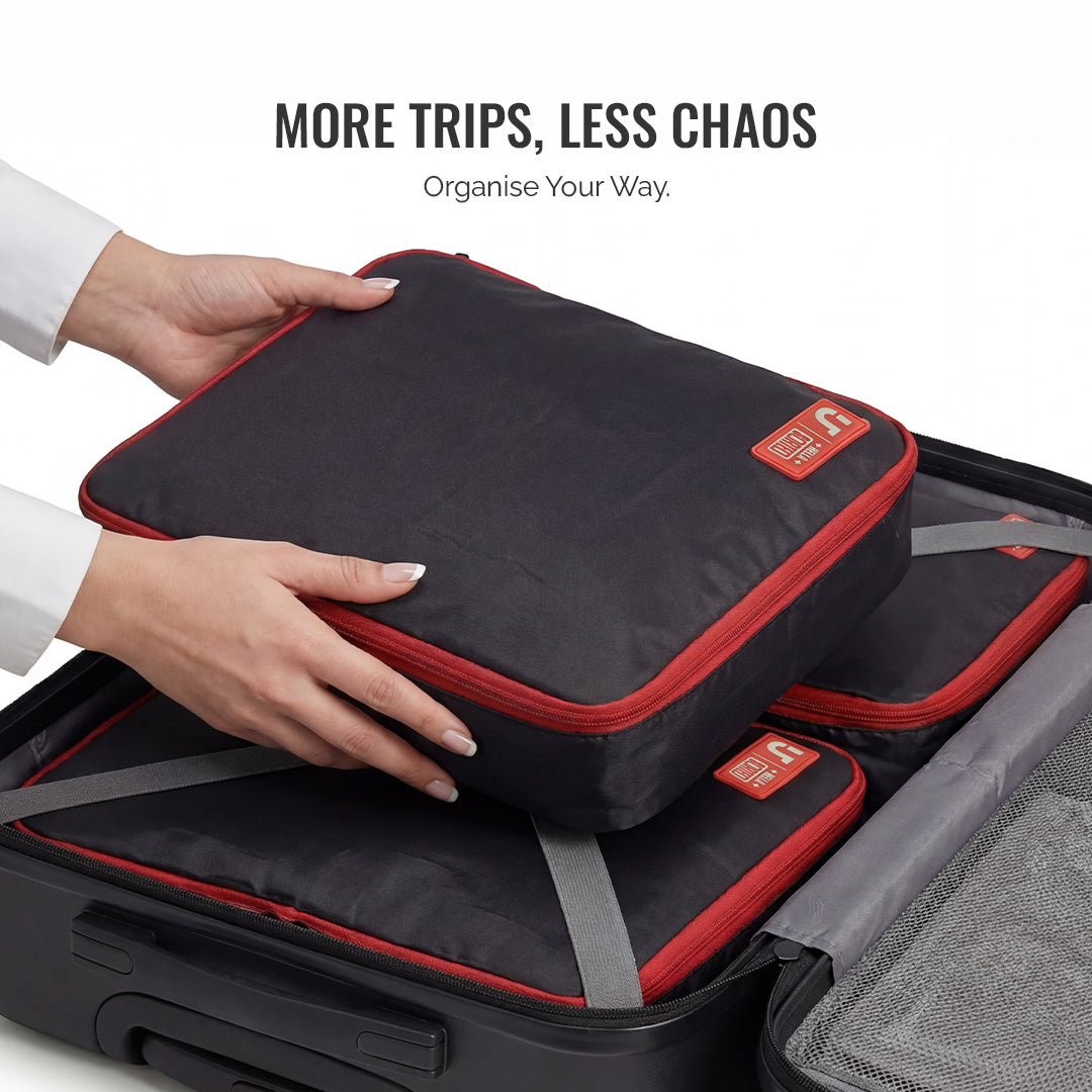 Packing Cube Set Of 4 Black