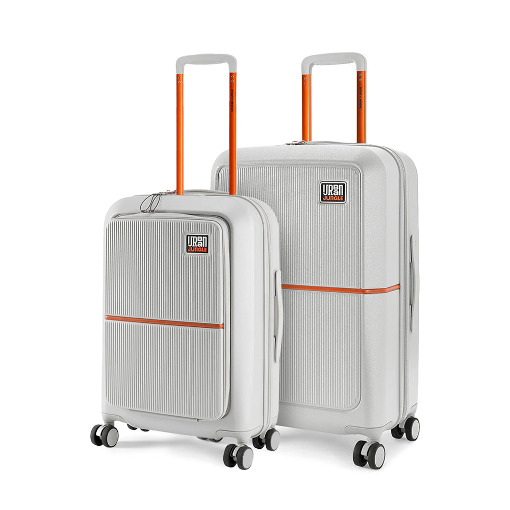 Caliber Hard Luggage - Set of 2 (Front Open Cabin and Medium)