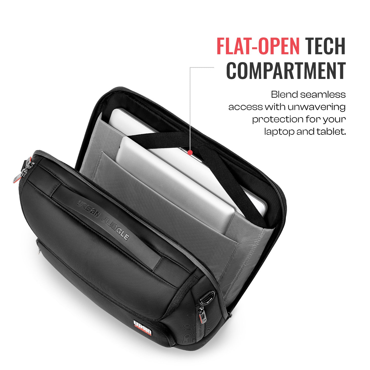 City stride Satchel - Black