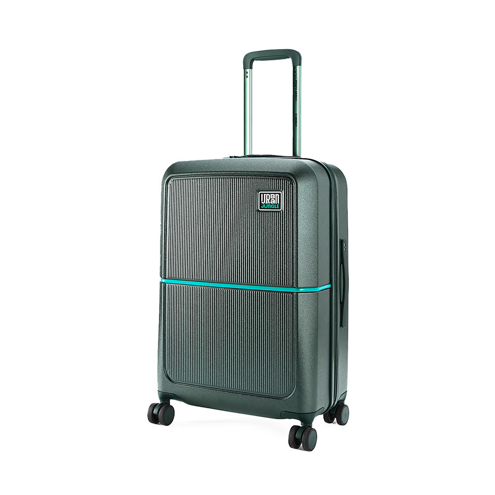 Forest green luggage on sale