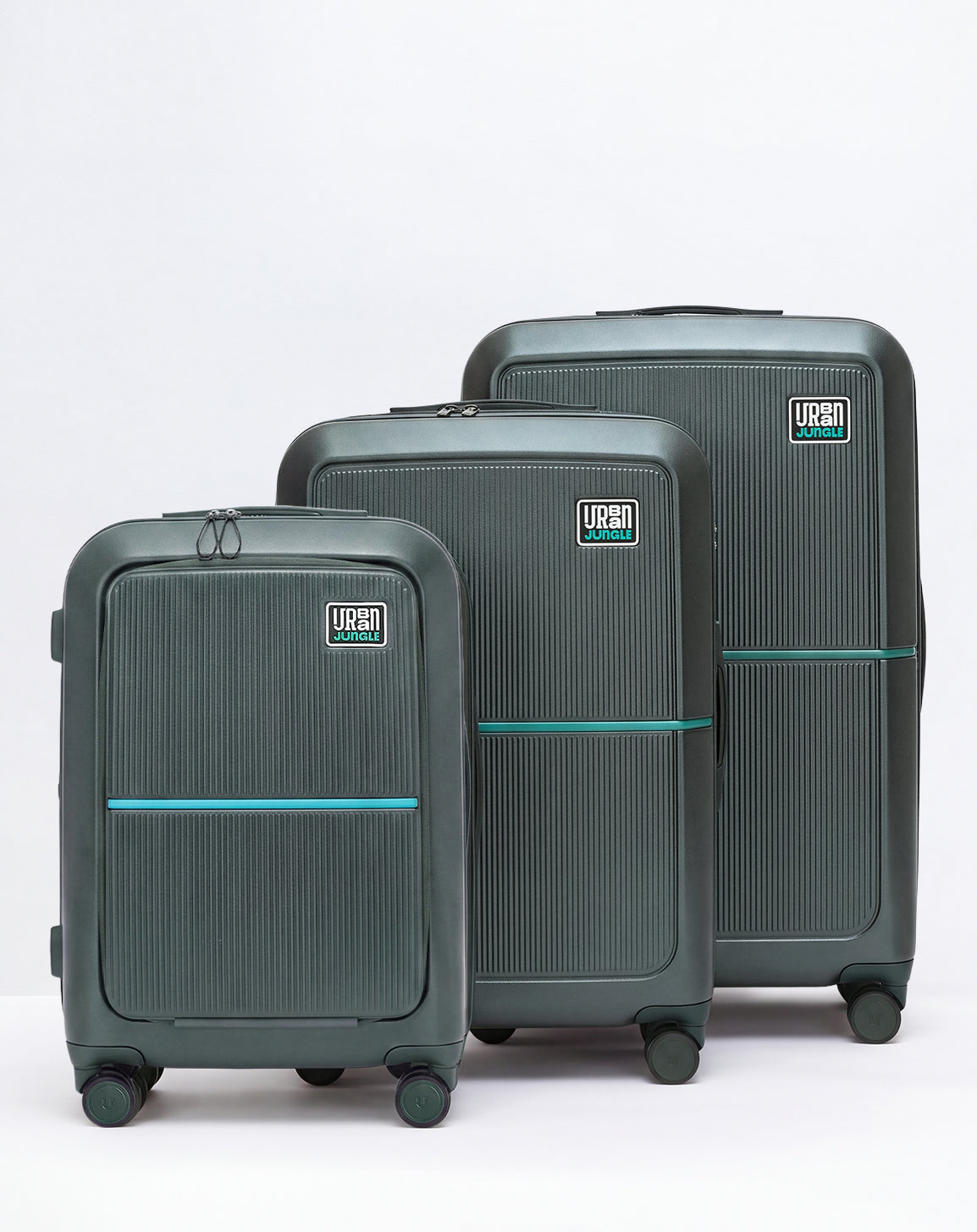 Caliber Set of 3 (Front Open Cabin with Medium & Large) - Forest Green