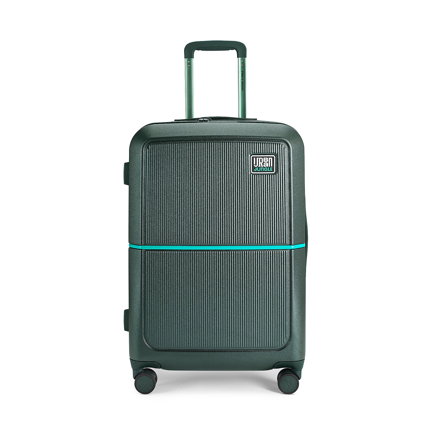 Set of 2 (Cabin & Medium) Hard Luggage – Forest Green