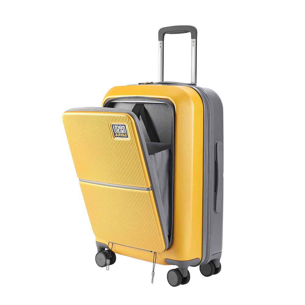 Front Open Cabin Hard Luggage – Goldenrod Yellow