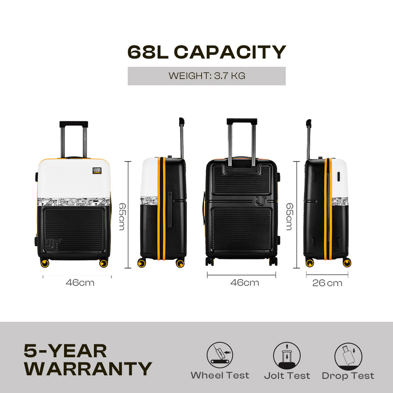 The Medium Hard Luggage Comic White